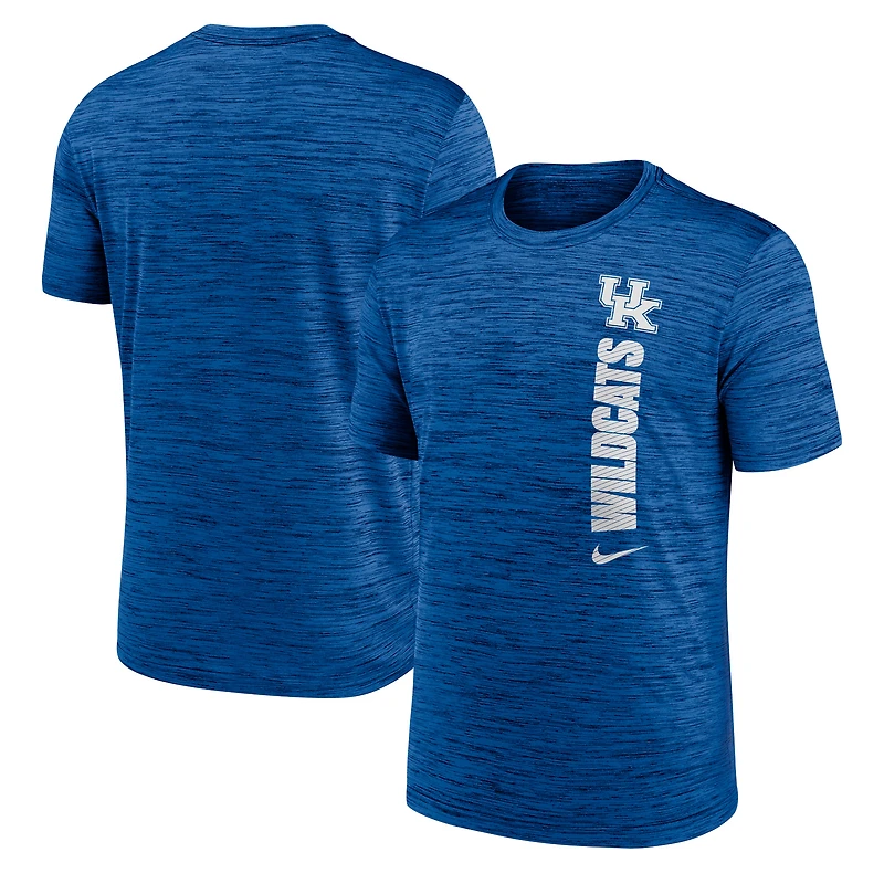 T-shirt Nike Royal Kentucky Wildcats 2024 Sideline Velocity Dri-FIT pour homme