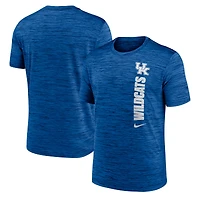 T-shirt Nike Royal Kentucky Wildcats 2024 Sideline Velocity Dri-FIT pour homme