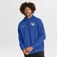Sweat à capuche Nike Royal Kentucky Wildcats 2025 Premium Dri-FIT fermeture éclair quart de tour pour homme
