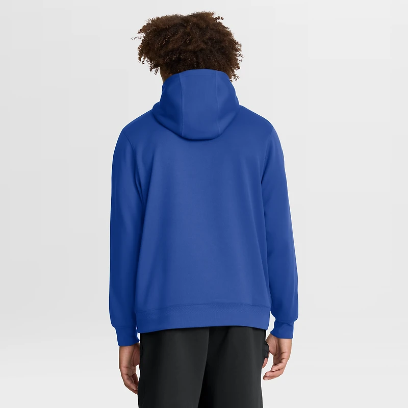 Men's Nike Royal Kentucky Wildcats 2025 Coaches Premium Dri-FIT Quarter-Zip Hoodie