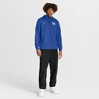 Men's Nike Royal Kentucky Wildcats 2025 Coaches Premium Dri-FIT Quarter-Zip Hoodie