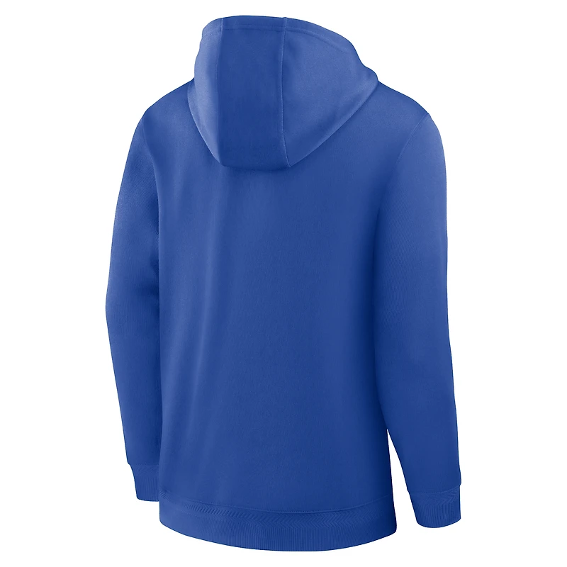 Sweat à capuche Nike Royal Kentucky Wildcats 2025 Premium Dri-FIT fermeture éclair quart de tour pour homme