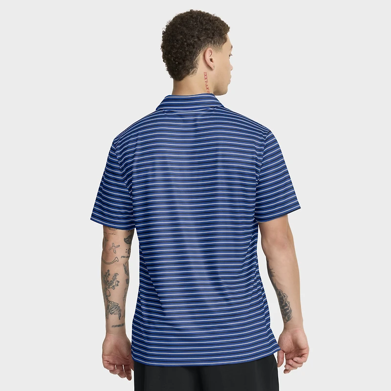 Men's Nike Royal Kentucky Wildcats 2025 Coaches Premium Tour Stripe Dri-FIT Polo