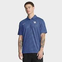 Men's Nike Royal Kentucky Wildcats 2025 Coaches Premium Tour Stripe Dri-FIT Polo