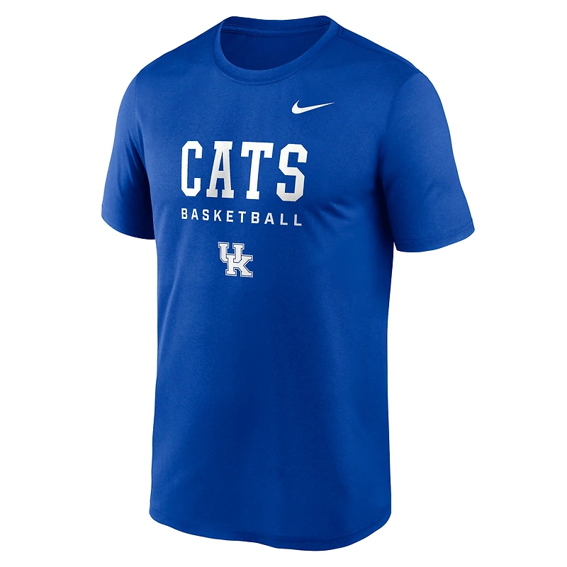 T-shirt Nike blanc Kentucky Wildcats 2025 Courtside Basketball Legend Dri-FIT pour homme