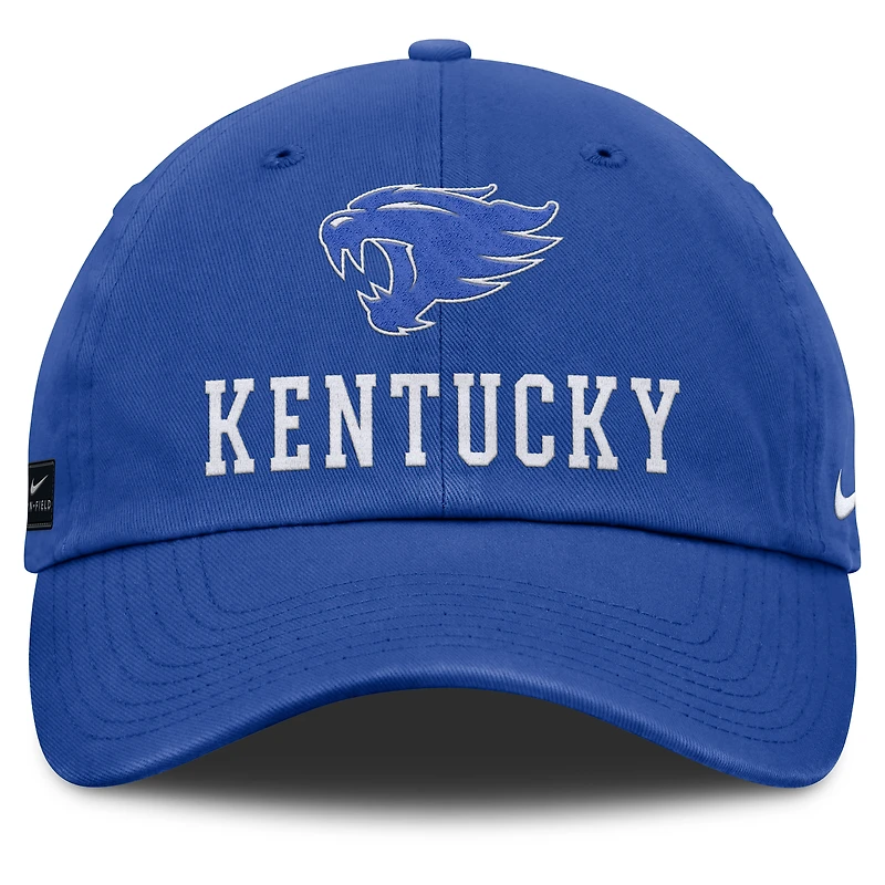 Men's Nike Royal Kentucky Wildcats 2025 Sideline Club Adjustable Hat