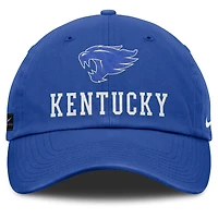 Men's Nike Royal Kentucky Wildcats 2025 Sideline Club Adjustable Hat