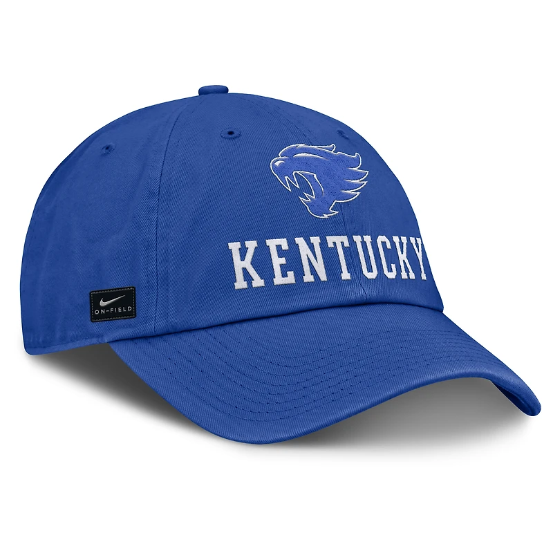 Men's Nike Royal Kentucky Wildcats 2025 Sideline Club Adjustable Hat