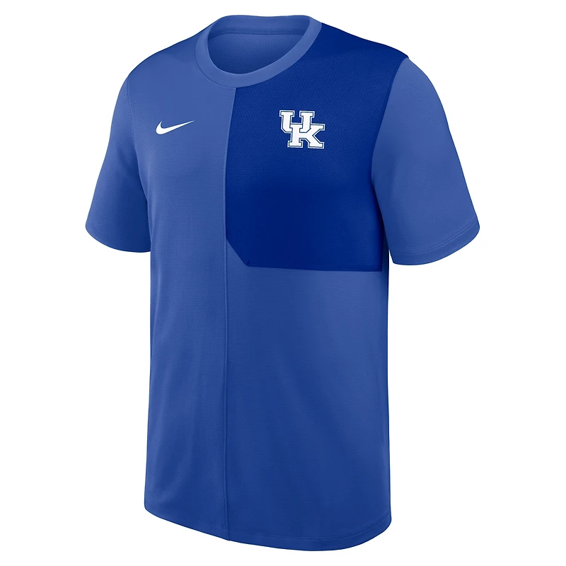 Maillot d'entraîneur Nike Royal Kentucky Wildcats 2025 Sideline UV Dri-FIT pour homme