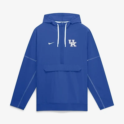 Veste anorak à demi-zip et capuche Nike Royal Kentucky Wildcats 2026 pour homme