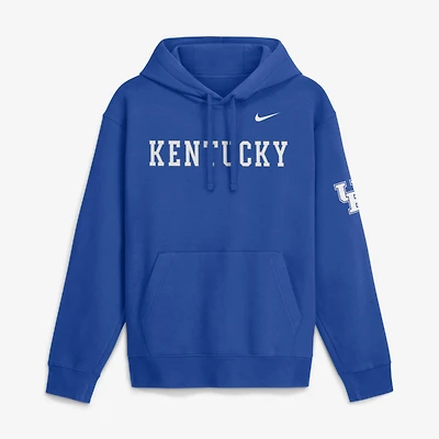 Men's Nike Royal Kentucky Wildcats 2026 Sideline Club Fleece Hoodie