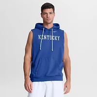 Men's Nike  Royal Kentucky Wildcats 2026 Sideline Sleeveless Dri-FIT Hoodie