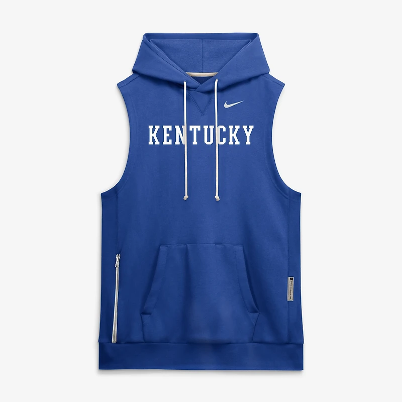 Men's Nike  Royal Kentucky Wildcats 2026 Sideline Sleeveless Dri-FIT Hoodie
