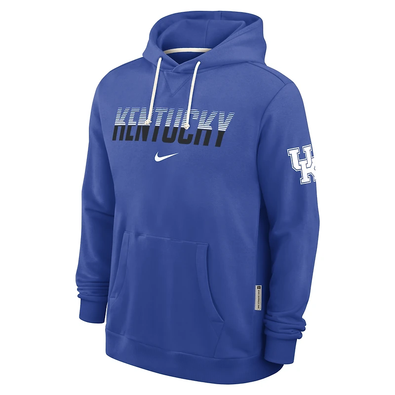 Men's Nike Royal Kentucky Wildcats 2026 Sideline Standard Issue Dri-FIT Hoodie
