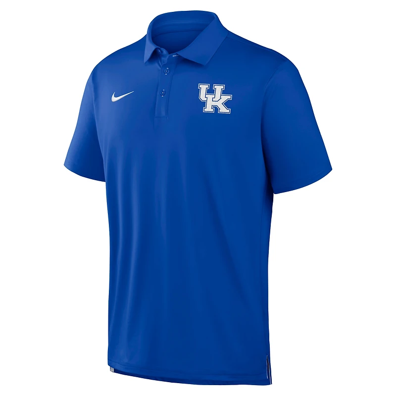 Polo Nike Dri-FIT Royal Kentucky Wildcats 2026 Sideline Tour pour homme