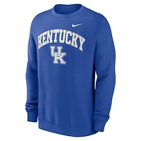 Men's Nike Royal Kentucky Wildcats Arch Pullover Sweatshirt