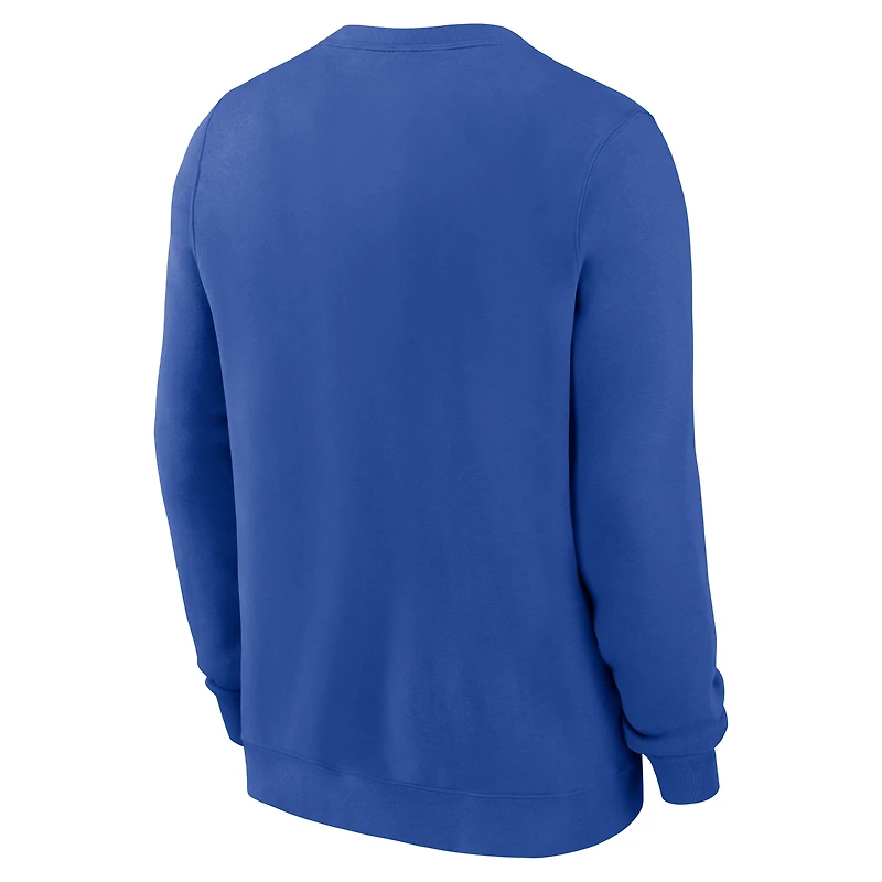 Sweat-shirt à capuche Nike Royal Kentucky Wildcats Arched Seal pour homme