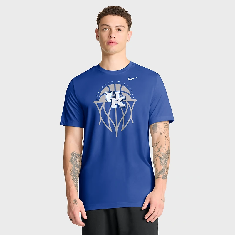 Men's Nike Royal Kentucky Wildcats Basketball Icon Legend Dri-FIT T-Shirt
