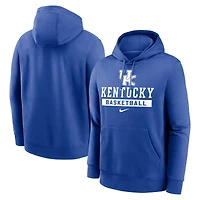 Pull en polaire de basketball Nike Royal Kentucky Wildcats Stack Club pour homme