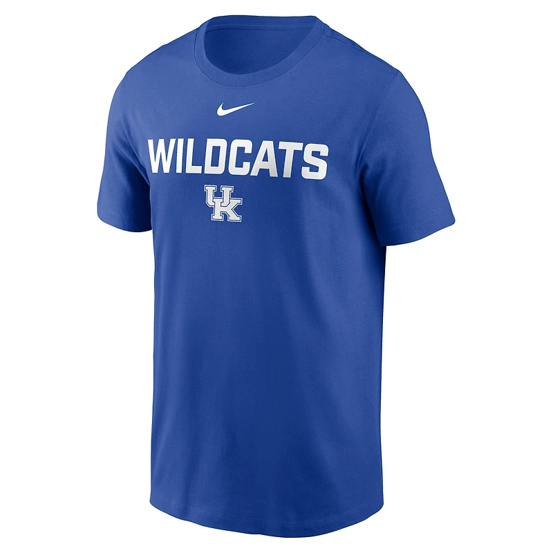 Men's Nike Royal Kentucky Wildcats Campus 2-Hit T-Shirt