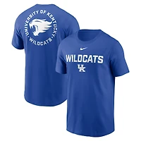 T-shirt Nike Royal Kentucky Wildcats Campus 2-Hit pour homme