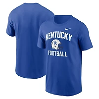 Men's Nike Royal Kentucky Wildcats Campus Football Helmet T-Shirt