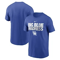 Men's Nike Royal Kentucky Wildcats Campus Local Madness T-Shirt