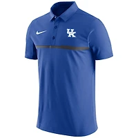 Polo de performance des entraîneurs Nike Royal Kentucky Wildcats pour homme
