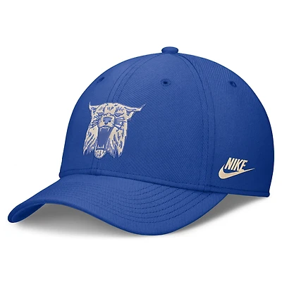 Casquette Nike Royal Kentucky Wildcats Dri-FIT Vintage Rise Swooshflex Flex pour homme