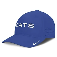 Men's Nike Royal Kentucky Wildcats Gameday Aerobill Swooshflex Dri-FIT Hat