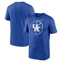 T-shirt Nike Royal Kentucky Wildcats Legend Basketball Icon Dri-Fit pour homme