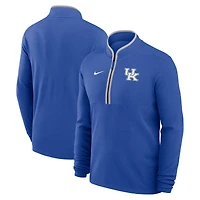 Pull Nike Royal Kentucky Wildcats léger Victory Performance à demi-zip pour homme