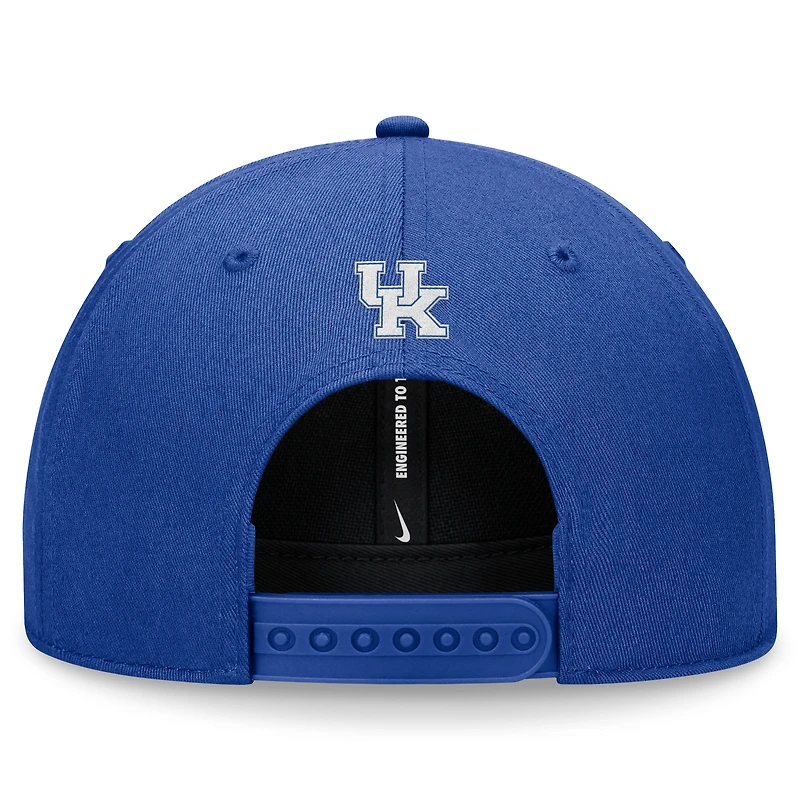 Casquette réglable à hauteur locale Nike Royal Kentucky Wildcats pour homme