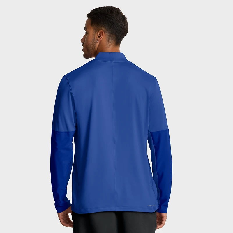 Pull Nike Royal Kentucky Wildcats One Goal Performance à demi-zip pour homme