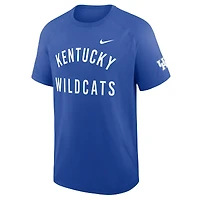 T-shirt Nike Royal Kentucky Wildcats Premium Performance Ready Raglan Dri-FIT pour homme