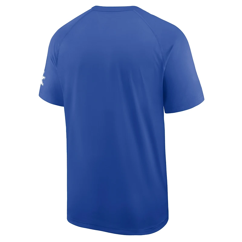 T-shirt Nike Royal Kentucky Wildcats Premium Performance Ready Raglan Dri-FIT pour homme