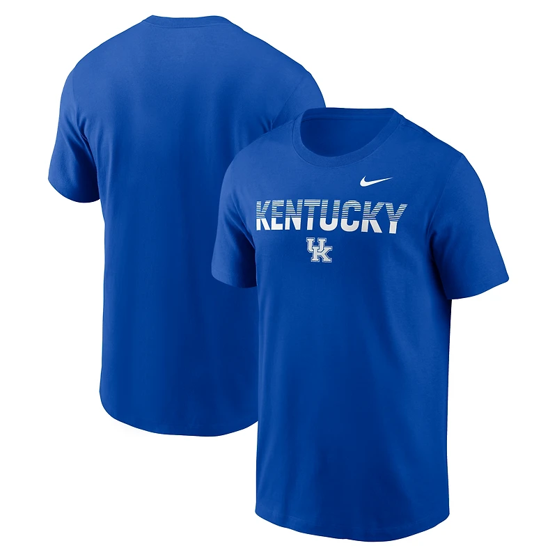 T-shirt Nike Royal Kentucky Wildcats Primetime Kinetic pour homme