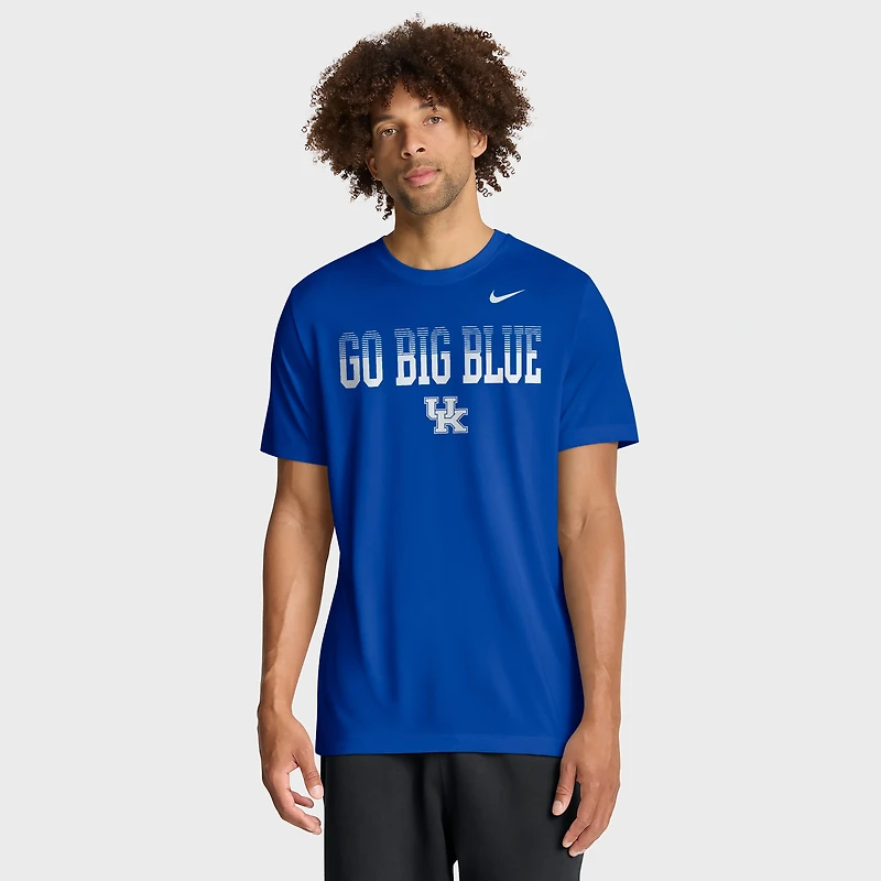 T-shirt Nike Royal Kentucky Wildcats Primetime Legend Kinetic Mantra Dri-FIT pour homme