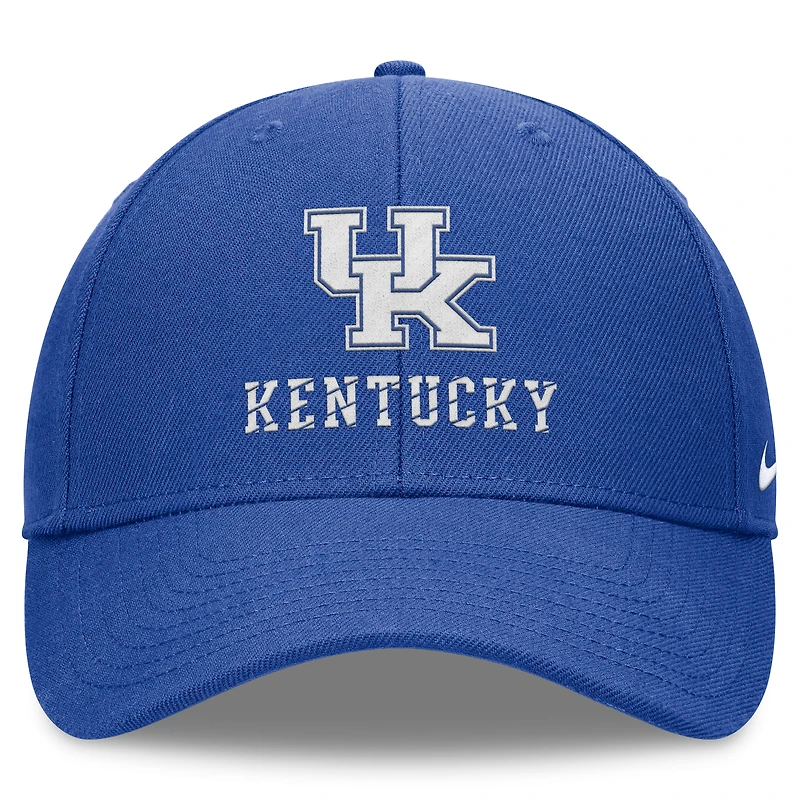 Men's Nike Royal Kentucky Wildcats Primetime Rise Adjustable Hat