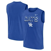 Men's Nike Royal Kentucky Wildcats Primetime Tricode Legend Dri-FIT Tank Top