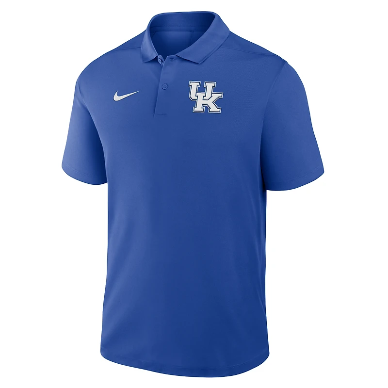 Men's Nike Royal Kentucky Wildcats Primetime Victory Primary Logo Performance Polo