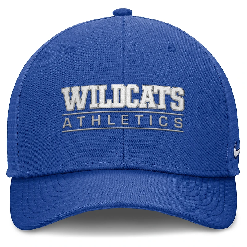 Casquette ajustable Nike Royal Kentucky Wildcats Rise pour homme