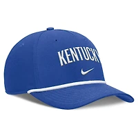 Casquette ajustable Nike Royal Kentucky Wildcats Rise Campus pour homme