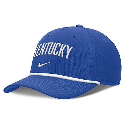 Casquette ajustable Nike Royal Kentucky Wildcats Rise Campus pour homme