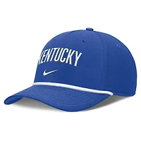 Casquette ajustable Nike Royal Kentucky Wildcats Rise Campus pour homme