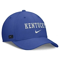 Casquette Nike Royal Kentucky Wildcats Rise On-Field SwooshFlex Dri-FIT Flex pour homme