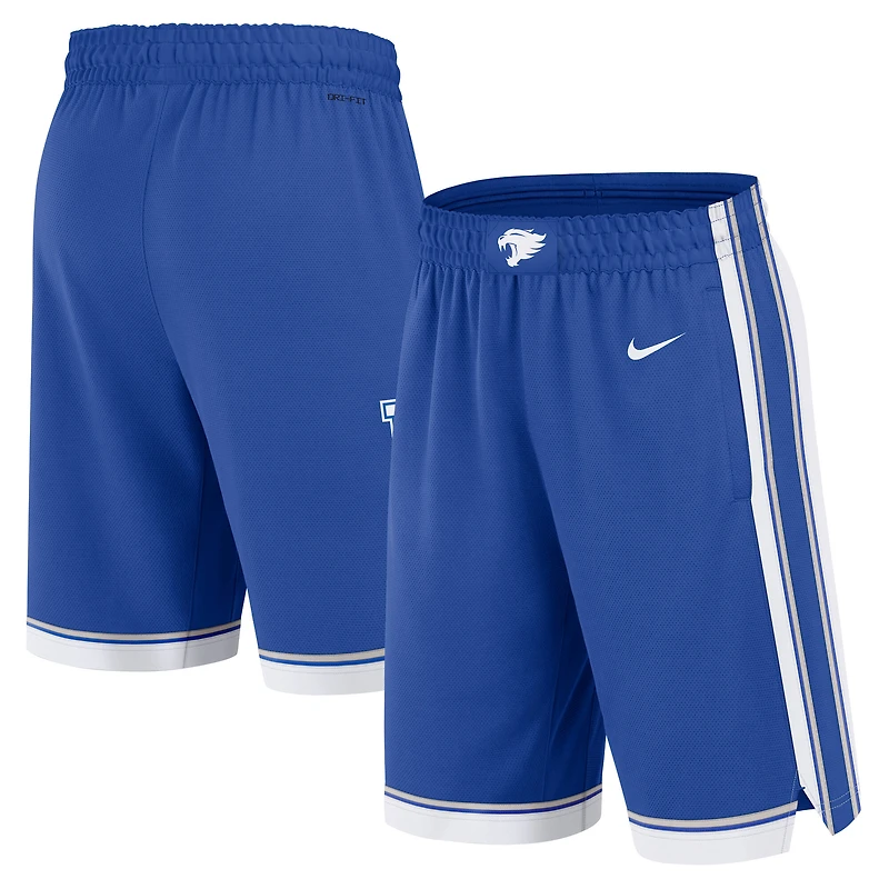 Short de basket-ball Nike Royal Kentucky Wildcats Road Replica Performance pour homme