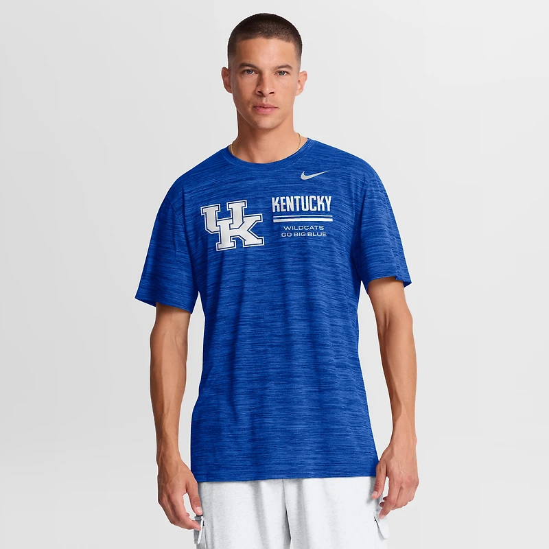 Men's Nike Royal Kentucky Wildcats Sideline Velocity Dri-FIT T-Shirt