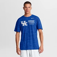 Men's Nike Royal Kentucky Wildcats Sideline Velocity Dri-FIT T-Shirt