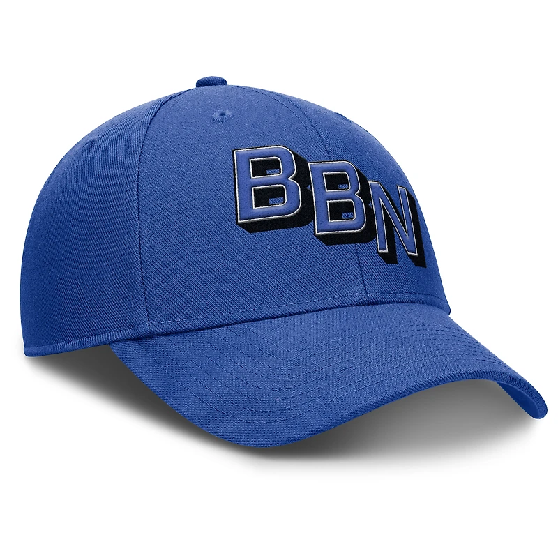 Men's Nike Royal Kentucky Wildcats Slanted Primetime Rise Performance Adjustable Hat